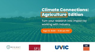 Climate Connections Agriculture Edition [upl. by Esadnac]