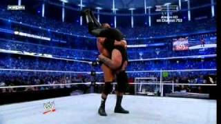 Triple H Tombstone Piledriver To The Undertaker WM27 [upl. by Ormiston]