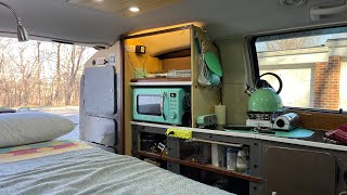 Minivan camper advanced conversion tinycamper campervanconversion minivancamper vanlife [upl. by Anitsua281]