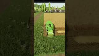 Harvesting Grain Farming Simulator 22 shorts [upl. by Gentille956]