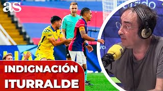 La INDIGNACIÓN de ITURRALDE por el descuento del FC BARCELONA 1  LAS PALMAS 2  CARRUSEL [upl. by Heffron]