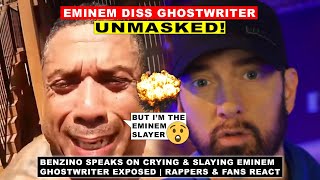 Benzino’s Eminem DISS Ghostwriter UNMASKED After Benzino Says “I’m the Eminem SLAYER” Fans Reacts [upl. by Zohara526]