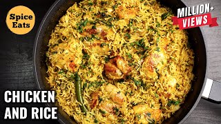 ONE POT CHICKEN AND RICE  EASY CHICKEN RICE RECIPE  ONE PAN CHICKEN RICE [upl. by Leziar593]