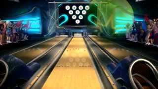 1st PERFECT GAME 10 FRAME BOWLING XBOX 360 [upl. by Flosser]