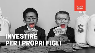 Quali investimenti per minori  Buono postale fondo pensione oro etf [upl. by Partan]