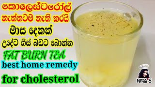 කොලෙස්ටෙරෝල් මාසෙන් අඩුකරන විශේෂ පානයන් වර්ග  cholesterol walata beheth  fatty liver walata beheth [upl. by Pentheas]