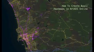 Creating Heatmap in ArcGIS Online [upl. by Nnaitsirhc]