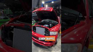 Swapped a Demon engine into my SRT10 who needs lights [upl. by Atteynod]