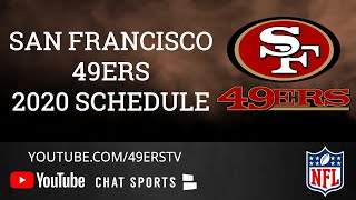 San Francisco 49ers 2020 Schedule Opponents And Instant Analysis [upl. by Muire]