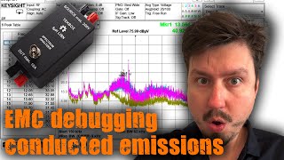 Debugging EMC Conducted Emissions with a Spectrum Analyser LISN setup for AC and DCpowered PCBs [upl. by Ammann]