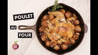 🍗POULET RÔTI 🍗 Chéri cuit son premier poulet au four 🍗 Tuto La petite bette [upl. by Fritts]