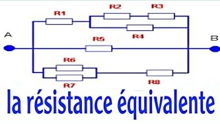 Exercice 3 groupement des résistances  تجميع المقاومات [upl. by Gaylord51]