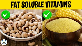 8 BEST Foods to Get ALL Your FatSoluble Vitamins [upl. by Torey]