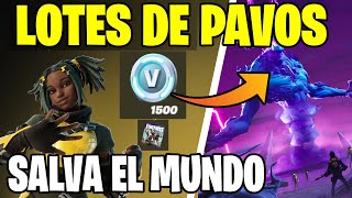 PAVOS EXTRA ✅COMO COMPLETAR LAS MISIONES🎁DE LOS LOTES DE INICIO DE SALVAR AL MUNDO🌍 [upl. by Luthanen]