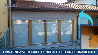 Tenda verticale per proteggere da sole e pioggia [upl. by Atnwahsal]