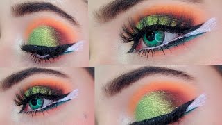 Attractive eyes girlGlitter makeupstunning makeup look [upl. by Ab]