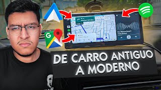 Actualiza tu AUTO ANTIGUO con esta NUEVA PANTALLA INALÁMBRICA 60FPS 🚗🖥️ CarpodGo T3 Pro Review [upl. by Eiuqnimod]