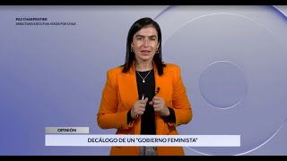 Decálogo de un quotgobierno feministaquot  Por Paz Charpentier [upl. by Ainatnas513]