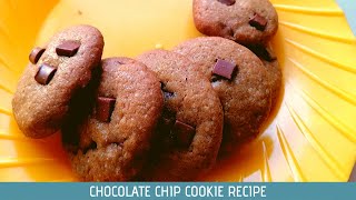 Chocolate Chip Cookie Recipe Without Oven Maha Cooks [upl. by Itnava309]