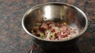 How to Make Filling for Chinese Dumplings  Asian Cuisine [upl. by Nagear]