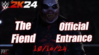 WWE 2K24 The Fiend Entrance 101624 [upl. by Ravel]