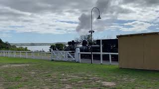 Steam Train  Bellarine Railway  Queenscliff Victoria  April 2024 [upl. by Enalahs993]