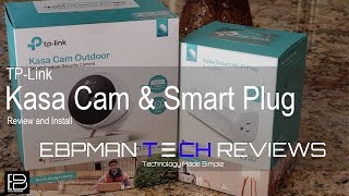 TPLink Kasa Outdoor Wifi Cam and Dual outlet with Amazon alexa and Google Assistant Review [upl. by Anner]