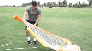 Bownet Lacrosse Net Set Up Video [upl. by Cohby722]