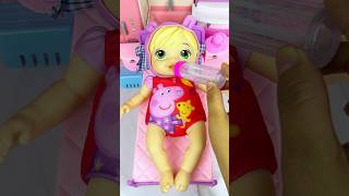 Baby Drinks Milk Bottle Set Toys Satisfying With Unboxing ASMR Videos [upl. by Assylla]