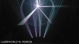 Laserworld EL 900RGB complete laser show system showcase Laserworld [upl. by Thorlay55]