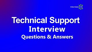 MAINTENANCE TECHNICIAN Interview Questions amp Answers [upl. by Eicirtap898]