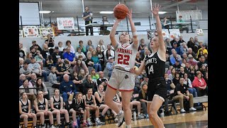 New Lothrop vs Michigan Center Girls Regional Final Basketball Video Highlights [upl. by Aihsenet]