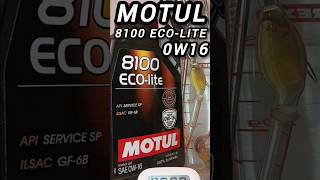 Motul 8100 Ecolite 0w16 Api SP ILSAC GF6B [upl. by Notsle]