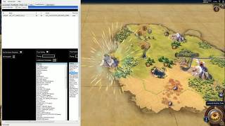 Civilization 6 FireTuner First run and panels [upl. by Tnahs]
