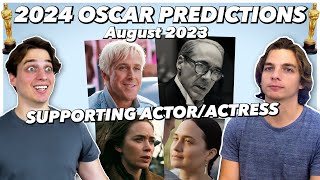 2024 Oscar Predictions  Supporting ActorActress  August 2023 [upl. by Dowski]