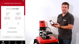 Introduction Secabo SMART Transfer app for TC SMART heat presses [upl. by Alakim]