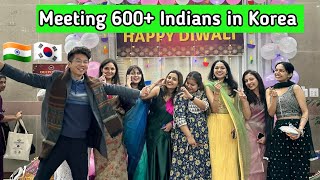 Diwali festival in Korea 🇰🇷 छह सौ से ज्यादा भारतीय नागरिक एकत्र हुए 😳 [upl. by Ynoffit]