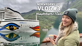 Norwegens Fjorde mit AIDAperla Vlog 3 Abwechslungsreiches Flåm [upl. by Hares540]