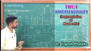 Degranulation of Mast cells TypeI Hypersensitivity Explained by Dr Yogesh Phatake [upl. by Mchenry380]