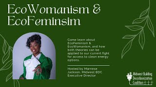 EcoWomanism amp EcoFeminsim  Marnese Jackson Midwest BDC [upl. by Arutak]