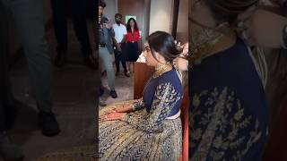 Malavika Jayaram Wedding Reception Makeup  Parvathi Jayaram styling video  youtubeshorts [upl. by Zared]