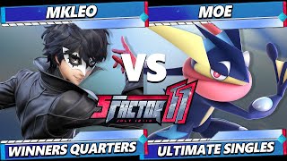 Pre S Factor 11  MkLeo Joker Vs Moe Greninja Smash Ultimate  SSBU [upl. by Ttehc]