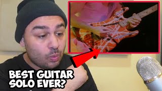 FIRST TIME HEARING Van Halen Eruption Guitar Solo REACTION [upl. by Pirali909]