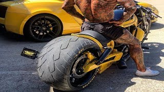 Coolest Harley Davidson V Rod Custom Wide Tires [upl. by Novej200]