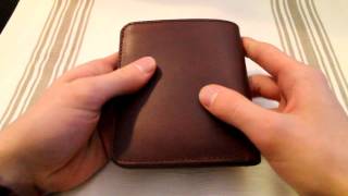 Saddleback Leather Large Wallet in Chestnut Review by Hiireview [upl. by Humfrid]