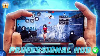 Worlds Best Custom HUD Setting In Free Fire 🌎⚙️ For Professional  Dangerous Gameplay 😈 [upl. by Albemarle510]