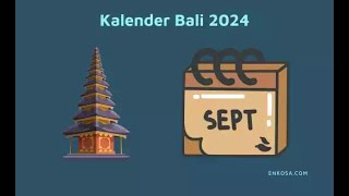 Kalender Bali September 2024 PDF Lengkap [upl. by William]