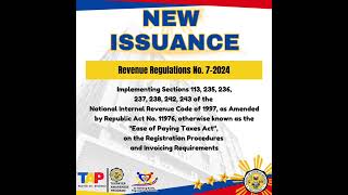 Revenue Regulations No 72024 [upl. by Alisha]