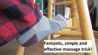 How to do Reflexology  using a Stool [upl. by Dleifniw]