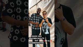 GIANNI PAOLO AKA “BRAYDEN” SHOUTS OUT BUSINESSMOVIN  brayden powertv starz 50cent [upl. by Eissehc]